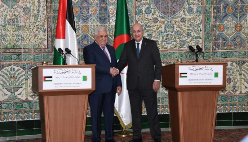 Le Président Tebboune réitère le soutien de l’Algérie à la cause palestinienne