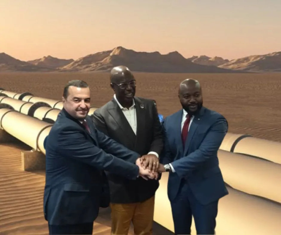 les ministre de l'Algérie du Niger et du Nigeria se reunissent pour le projet du gazoduc transsaharien