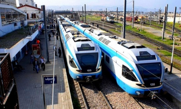 Les trains de la banlieue Est d’Alger à l’arrêt
