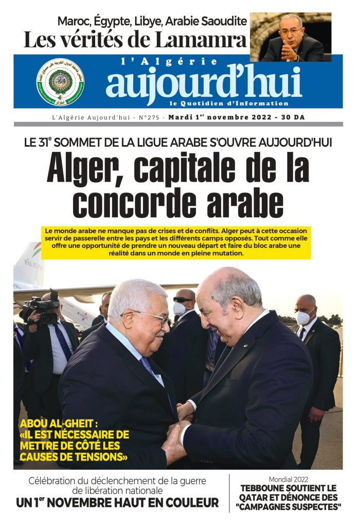 Une de l'édition du 1er novembre 2022