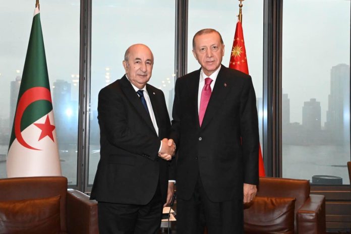 Tebboune s'entretient avec Erdogan