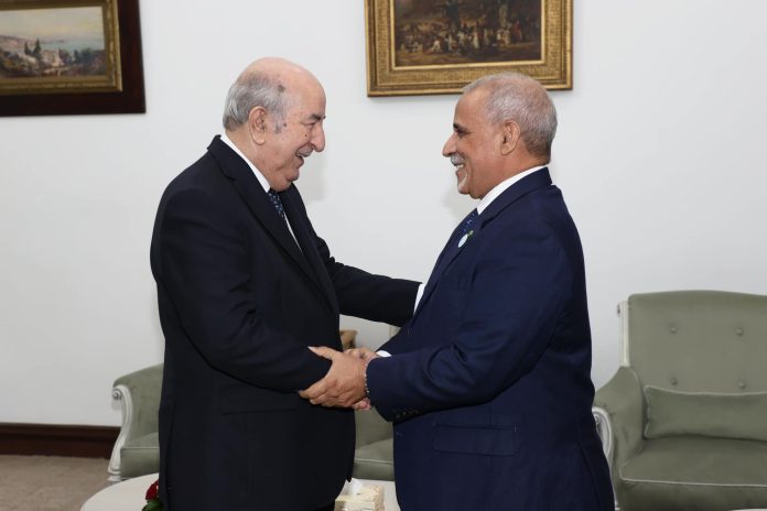 Tebboune reçoit le président du Parlement mauritanien