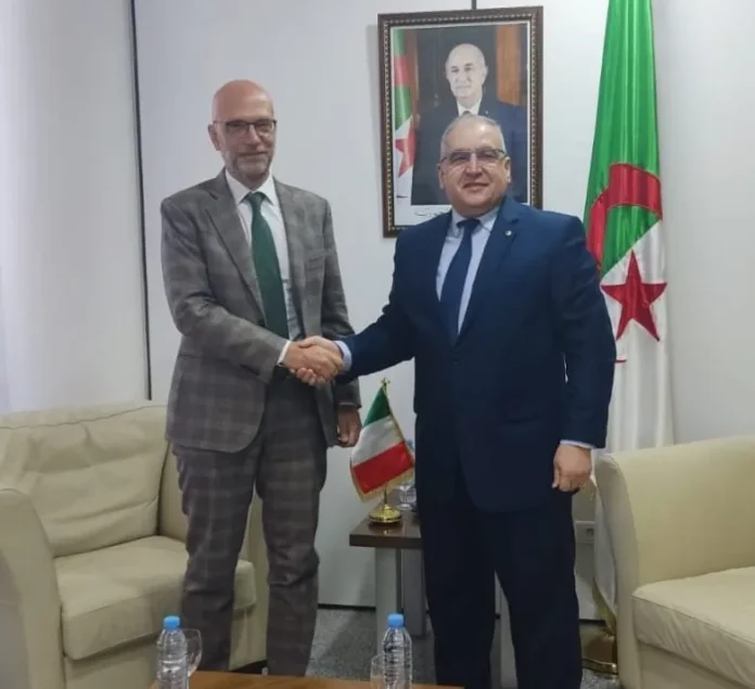 Magramane reçoit l’Ambassadeur de l’Italie en Algérie