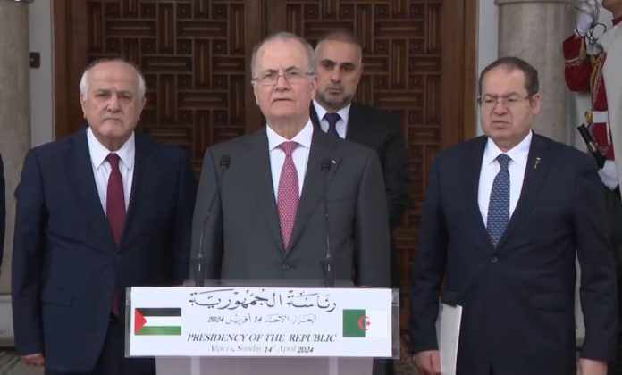 Le Premier ministre de la Palestine remercie l'Algérie et Tebboune