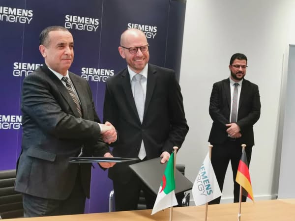Sonelgaz signe un mémorandum d'entente avec Siemens Energy