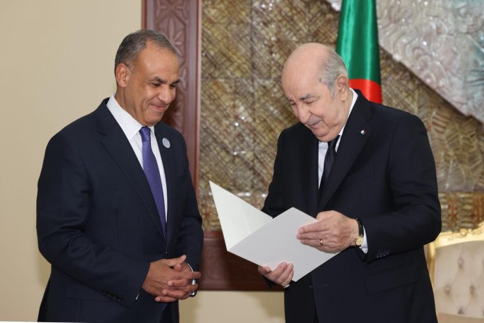 Tebboune reçoit le MAE de l'Egypte