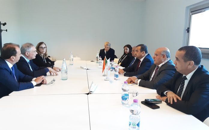 Arkab rencontre le PDG de Saipem