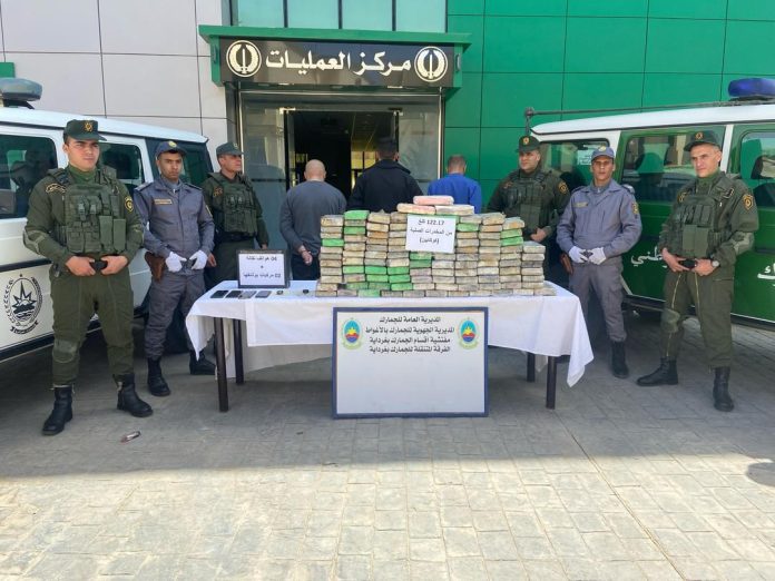 Saisie de plus de 120 kg de cocaïne à Ghardaïa