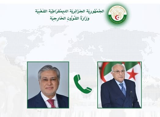 Attaf reçoit un appel de son homologue pakistanais