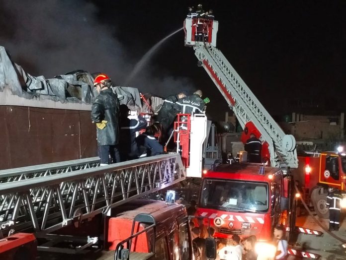 Incendie dans un centre commercial de Blida